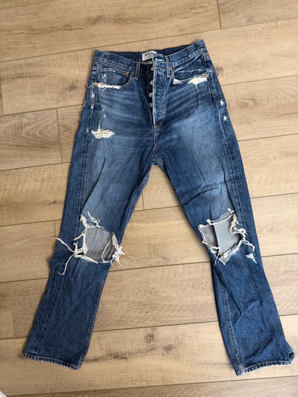 Agolde 90s high rise Jean in Psyche Wash size 26